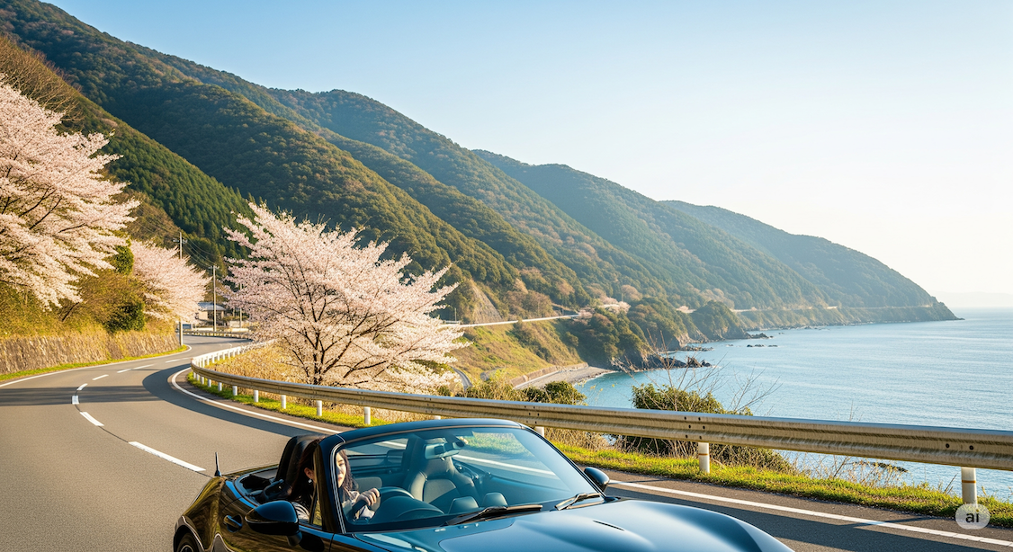 福岡をドライブ